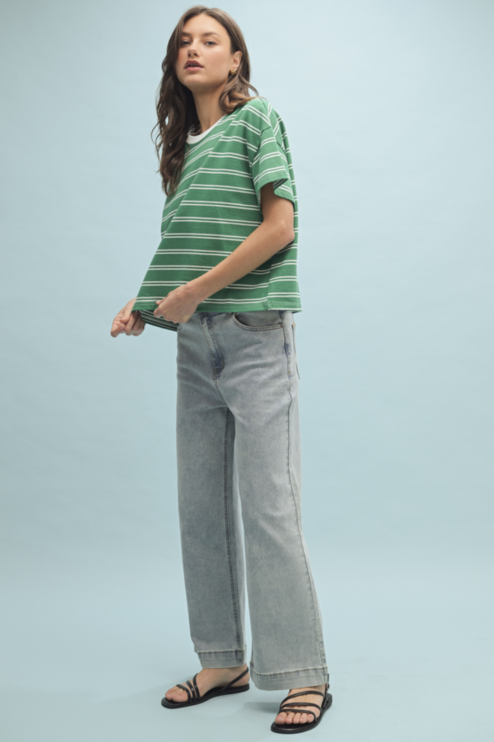 Wishlist Boxy Striped Tee