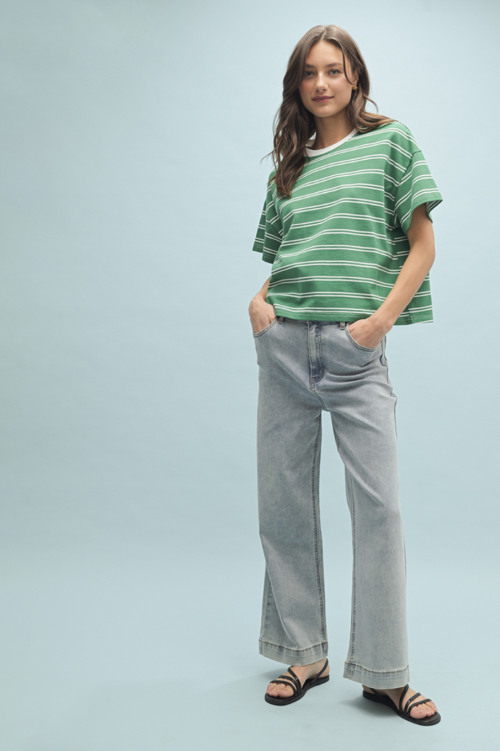 Wishlist Boxy Striped Tee