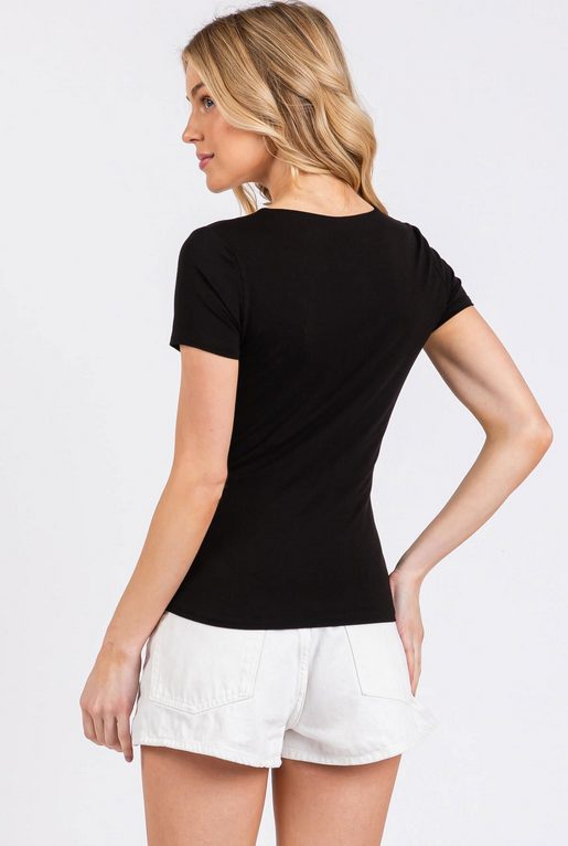 Final Touch Modal V-Neck Tee