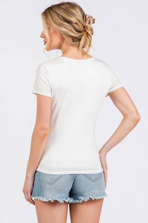 Final Touch Modal V-Neck Tee