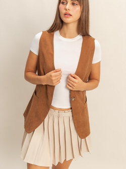 HYFVE Long Suedette Vest