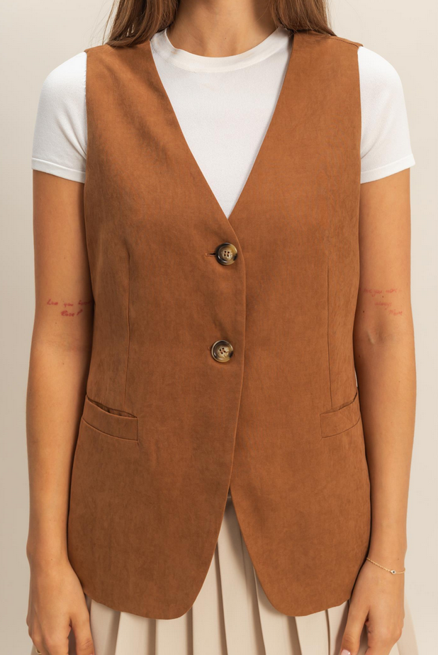 HYFVE Long Suedette Vest