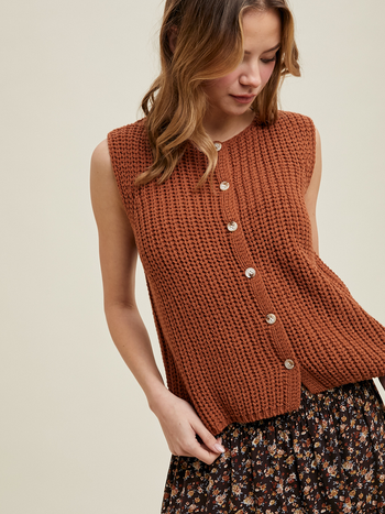 Wishlist Simple Sweater Vest