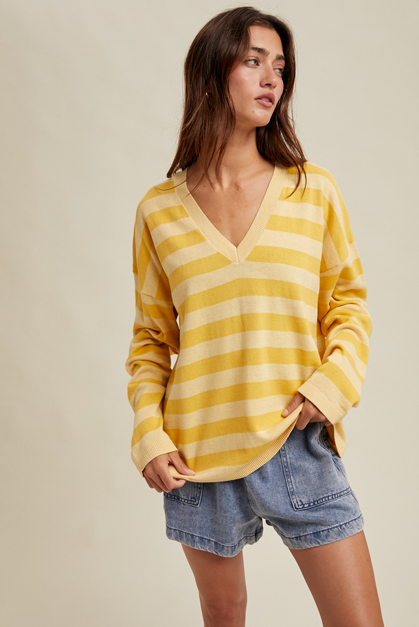 Wishlist Relaxed Stripe Sweater