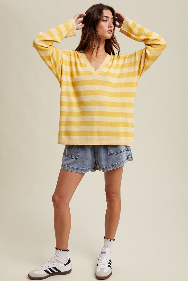 Wishlist Relaxed Stripe Sweater