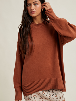 Wishlist Relaxed Crew Neck Sweater