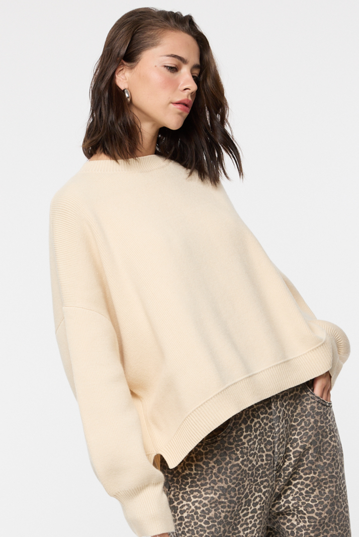 Wishlist Drop Shoulder Crew Sweater