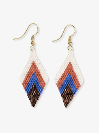 Ink + Alloy Zelda Layered Diamond Earrings Sedona