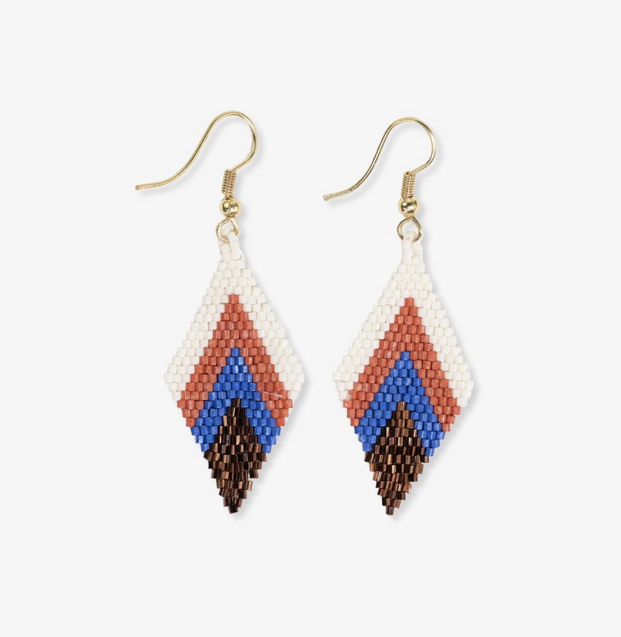 Ink + Alloy Zelda Layered Diamond Earrings Sedona
