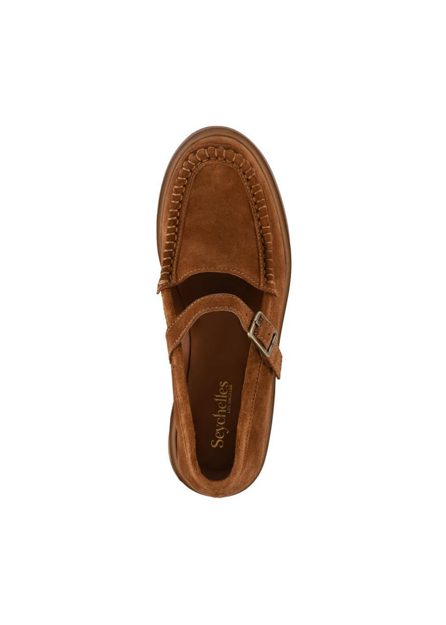 Seychelles Honeybunch Brown Suede Mary Jane