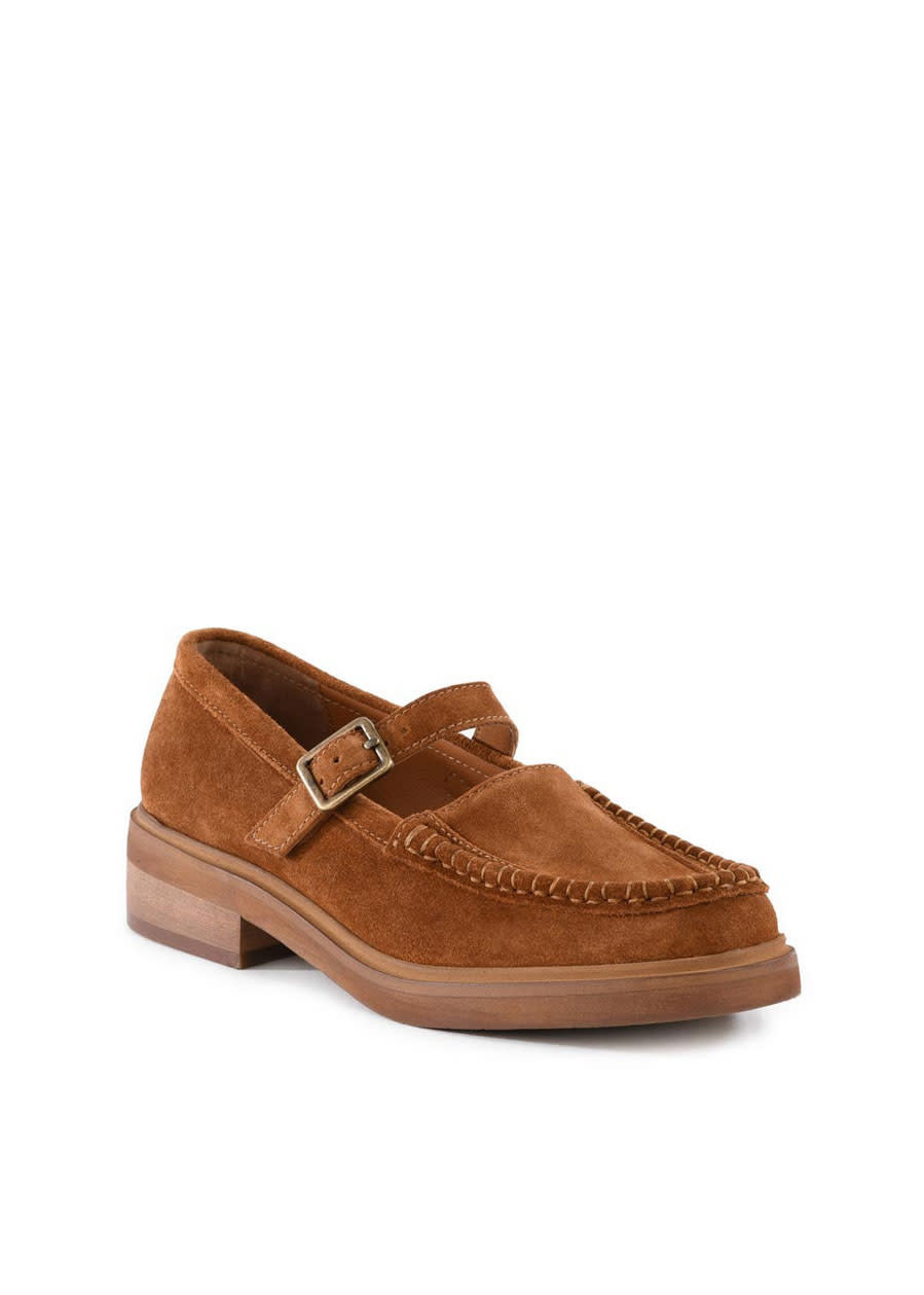Seychelles Honeybunch Brown Suede Mary Jane