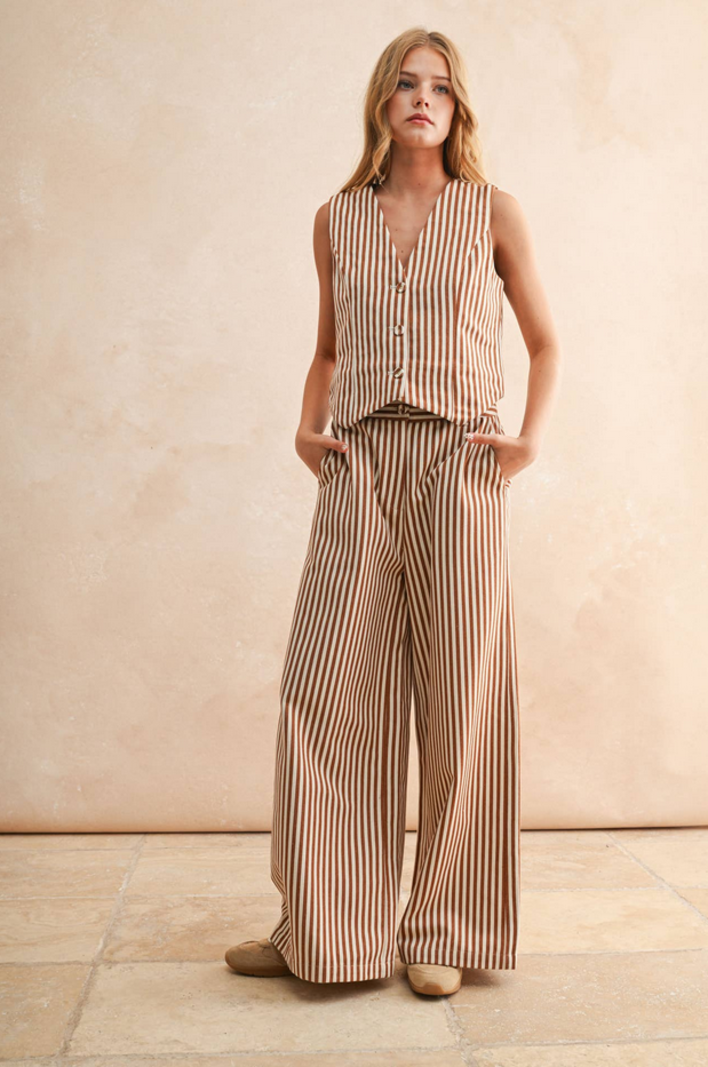 Miou Muse Striped Vest