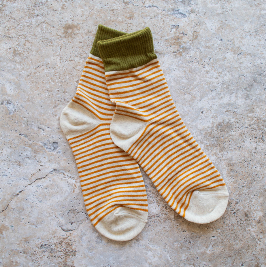 Tiepology 2 Tone Stripe Casual Socks