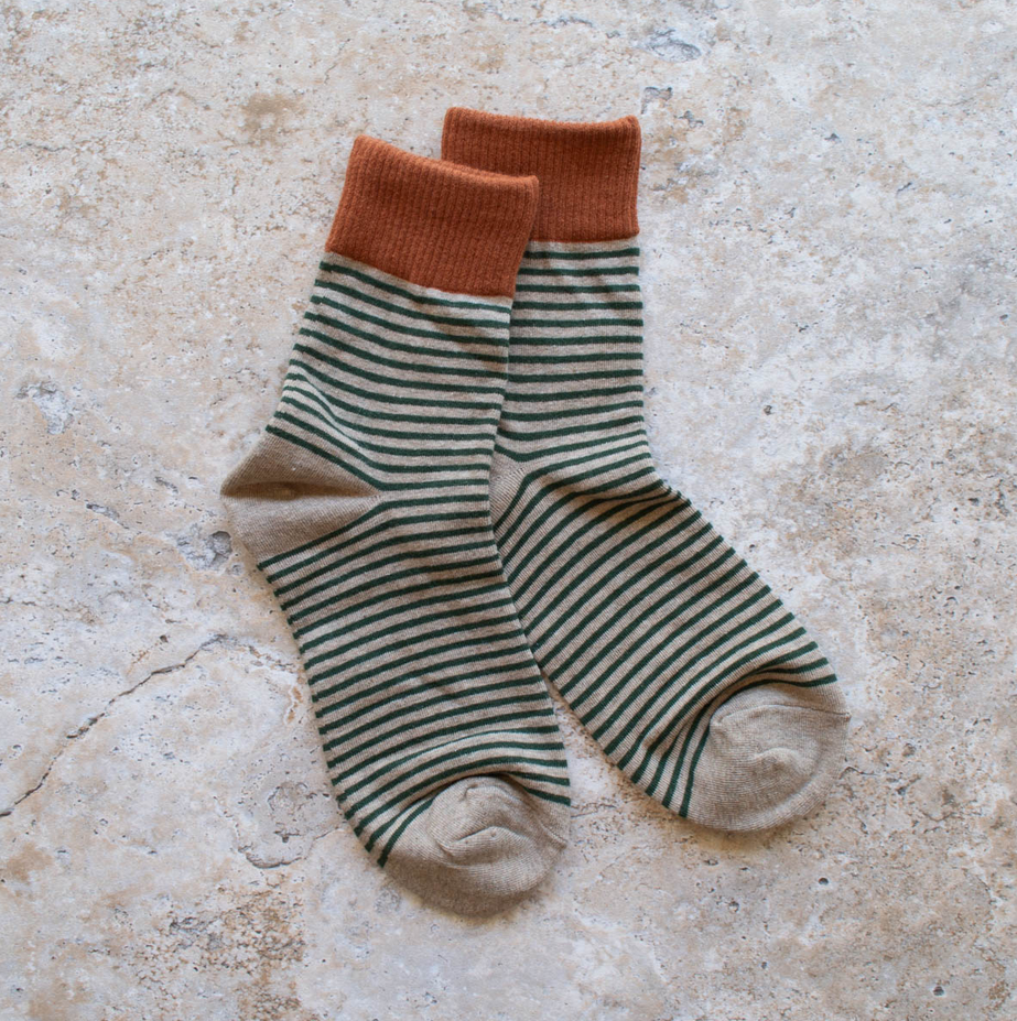 Tiepology 2 Tone Stripe Casual Socks