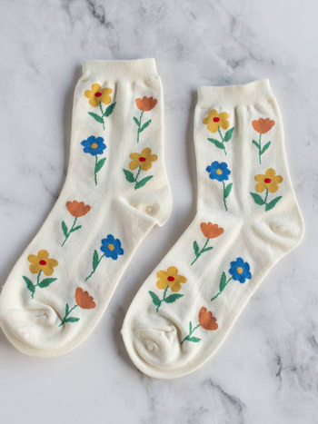 Tiepology Favorite Flower Casual Socks