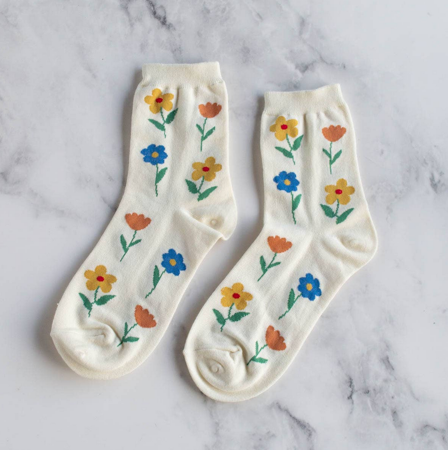 Tiepology Favorite Flower Casual Socks