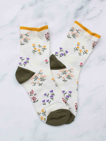 Tiepology Penelope Floral Casual Socks