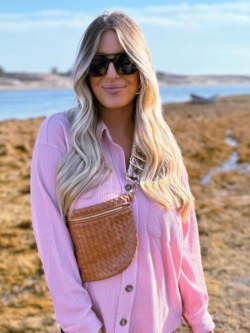 Babs + Birdie Fiona Woven Bum Bag