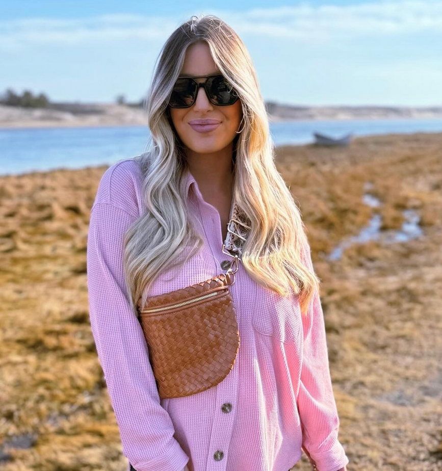 Babs + Birdie Fiona Woven Bum Bag