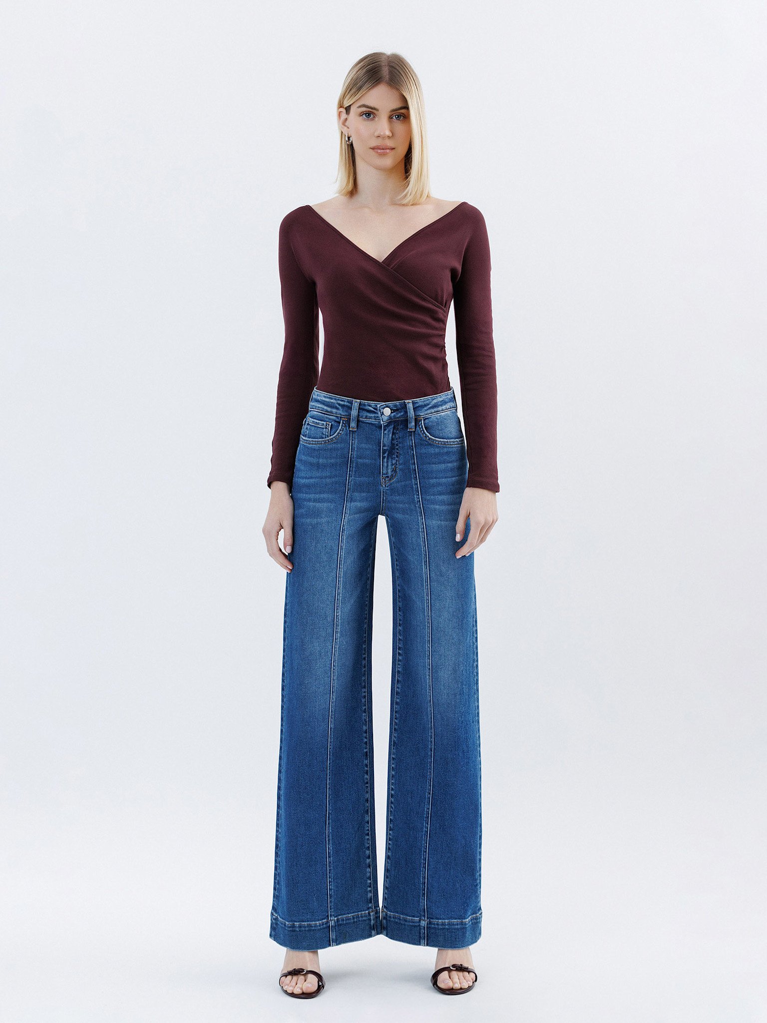 Flying Monkey High Rise Extreme Wide Leg Trouser Jeans