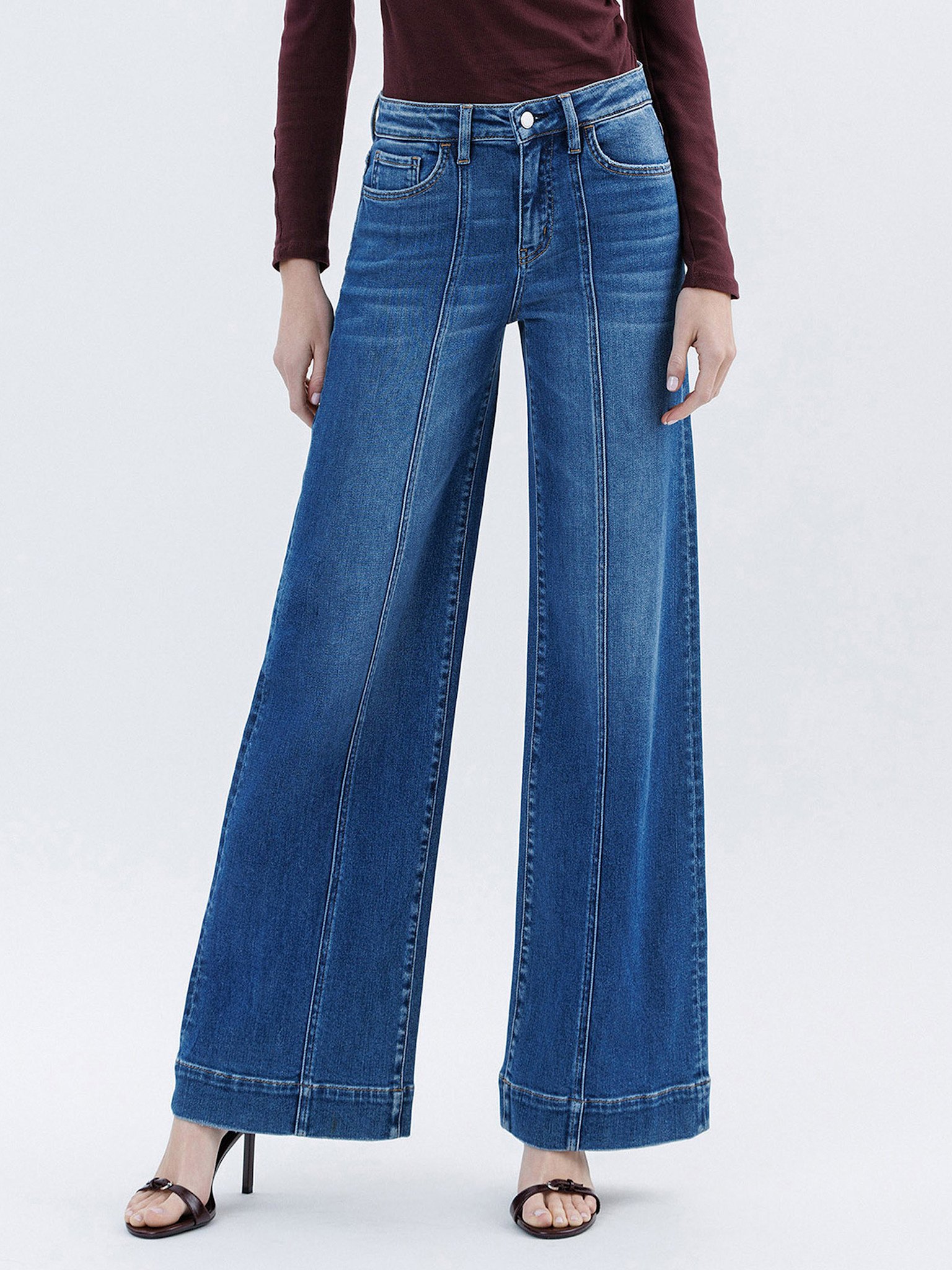 Flying Monkey High Rise Extreme Wide Leg Trouser Jeans