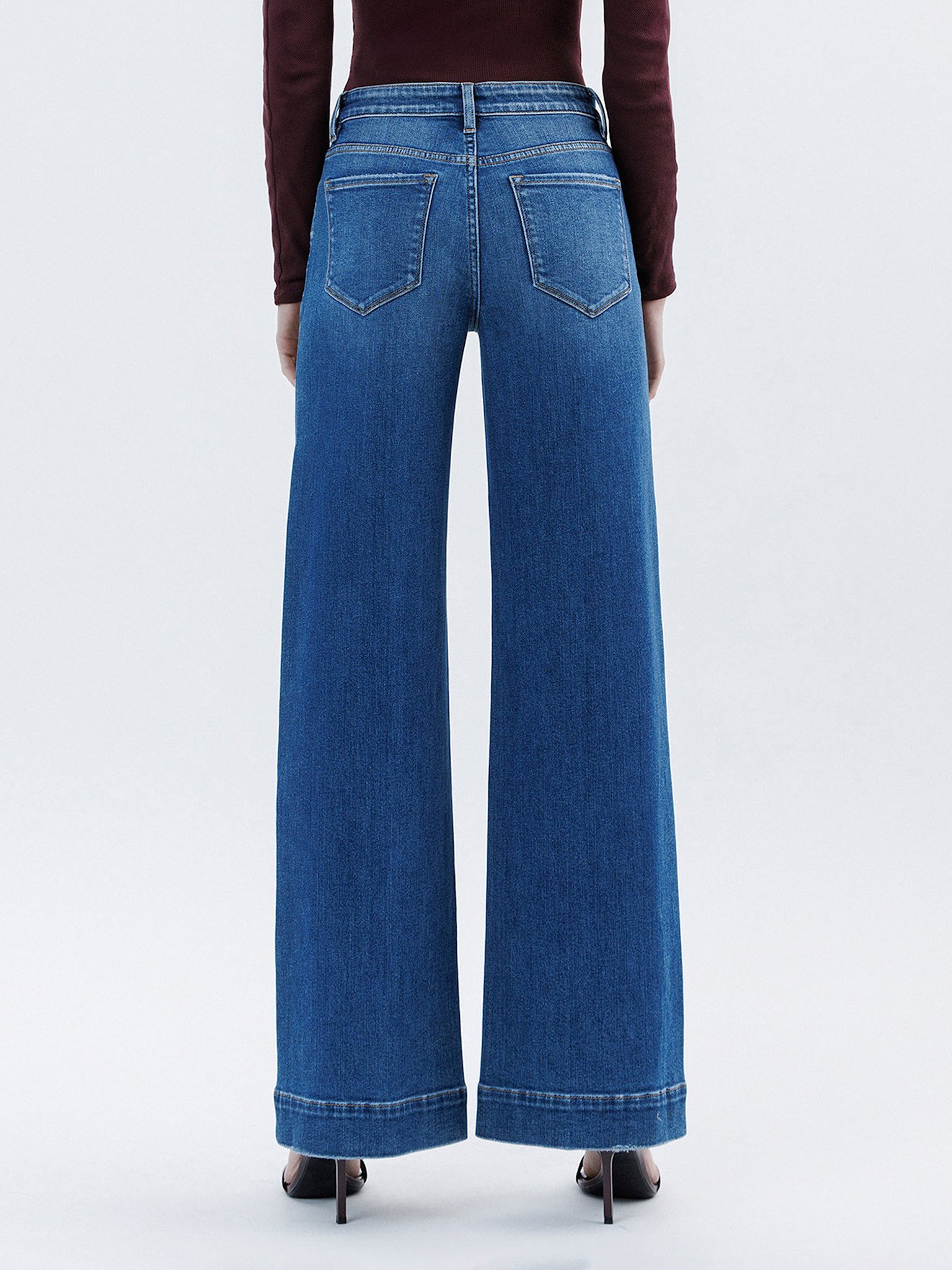 Flying Monkey High Rise Extreme Wide Leg Trouser Jeans