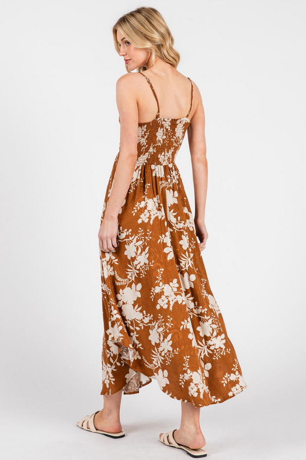 Final Touch Textured Floral Slip Dress