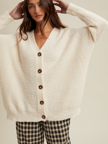 Wishlist Oversized Brushed Cardigan