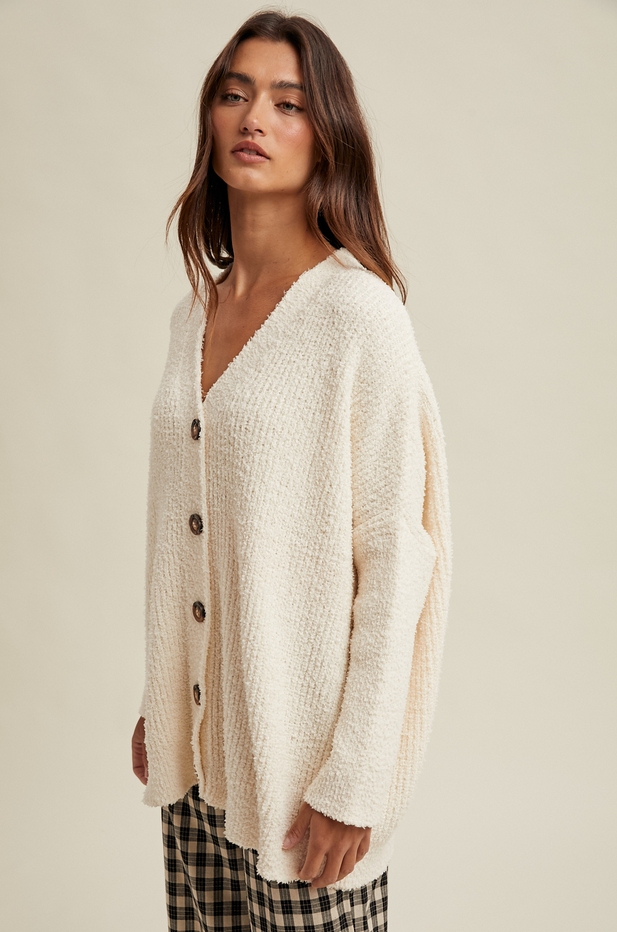 Wishlist Oversized Brushed Cardigan
