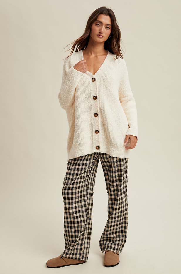 Wishlist Oversized Brushed Cardigan