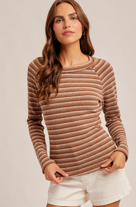 Hem & Thread Knit Raglan Top