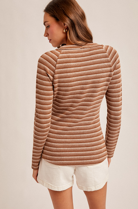 Hem & Thread Knit Raglan Top