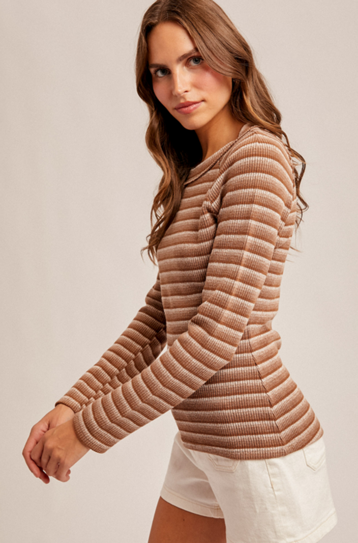 Hem & Thread Knit Raglan Top