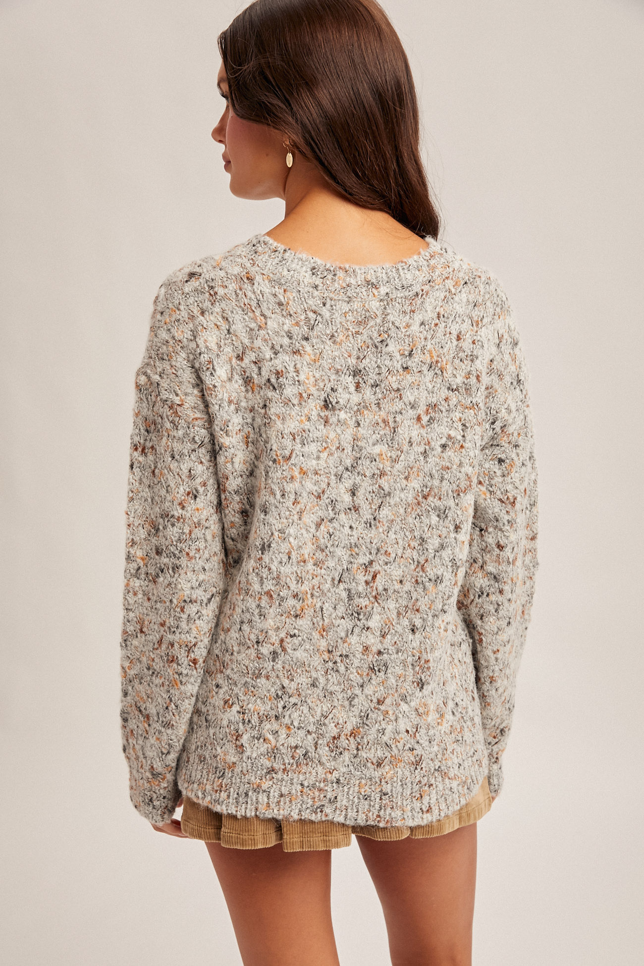 Hem & Thread Confetti Weave Sweater
