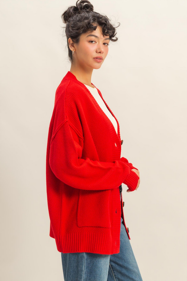 HYFVE Oversized Grandpa Cardigan