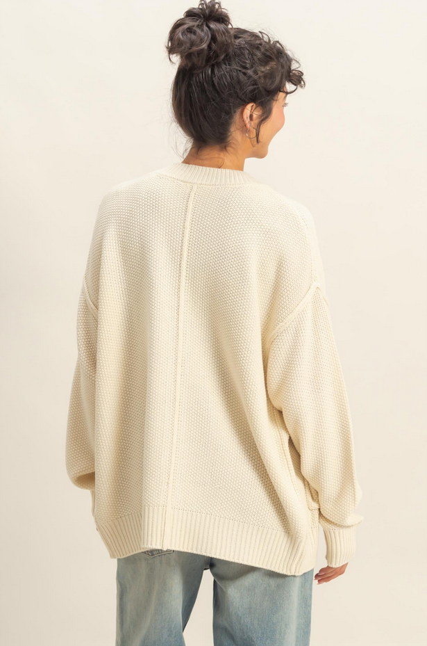 HYFVE Oversized Grandpa Cardigan