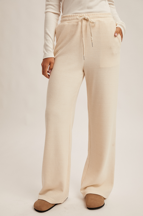 Hem & Thread Waffle Knit Lounge Pants