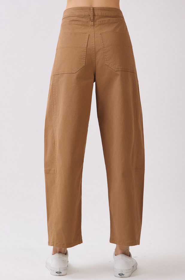 Final Touch Calista Twill Barrel Pants