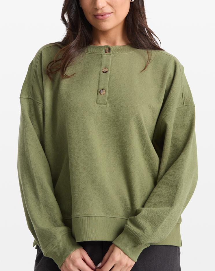 Volcom Lived In Fleece Henley