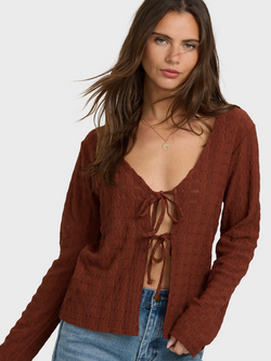 Billabong Havana Knit Tie Top