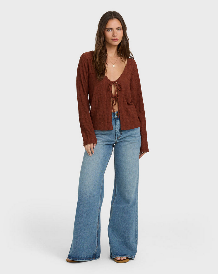 Billabong Havana Knit Tie Top