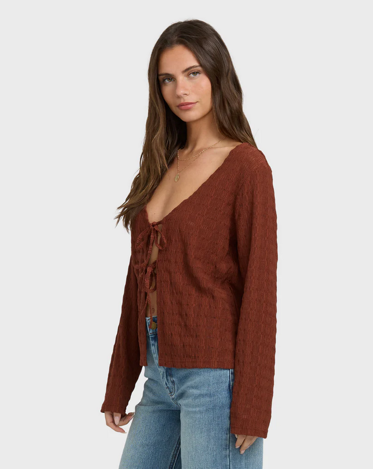 Billabong Havana Knit Tie Top