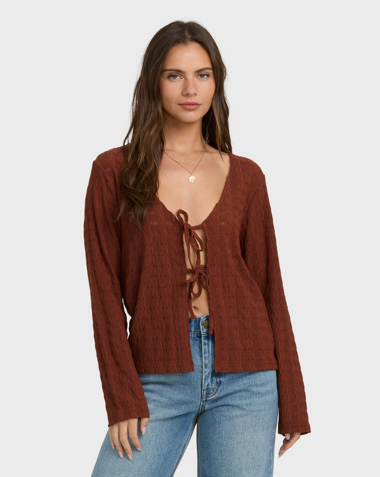 Billabong Havana Knit Tie Top