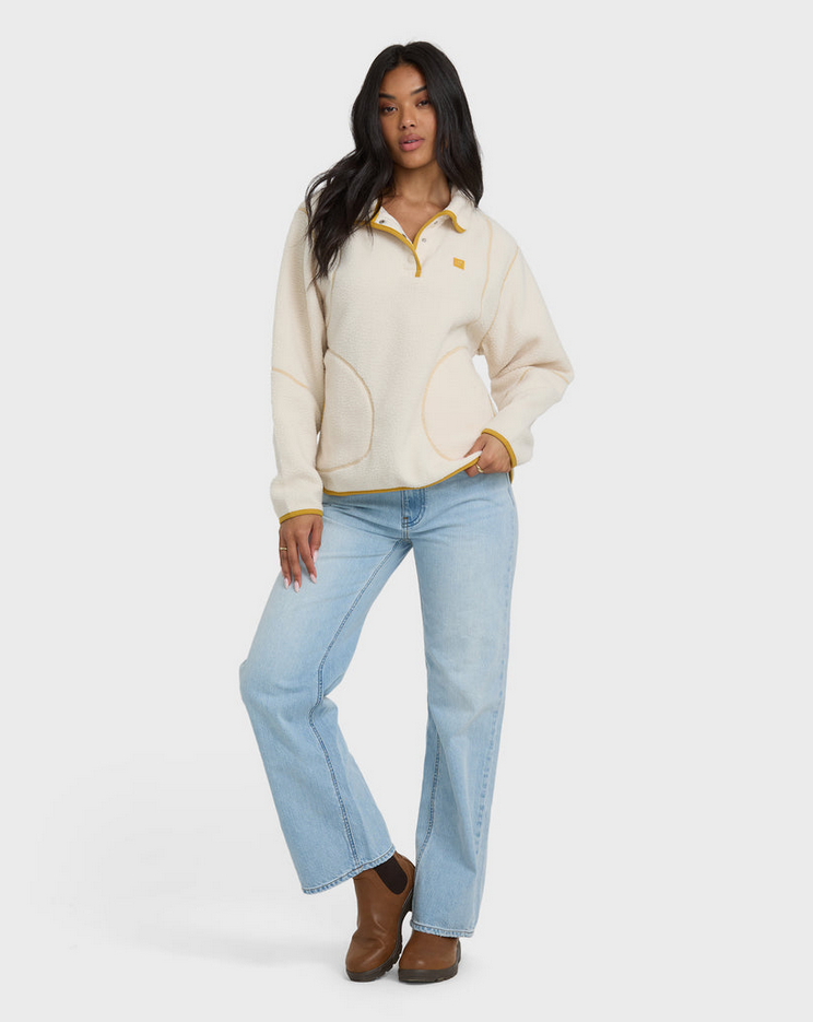 Billabong Streamer Half Snap Fleece Jacket