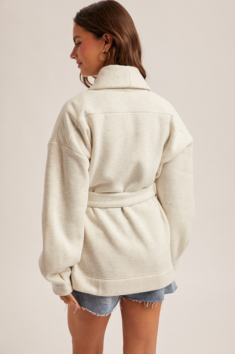 Hem & Thread Belted House Coat