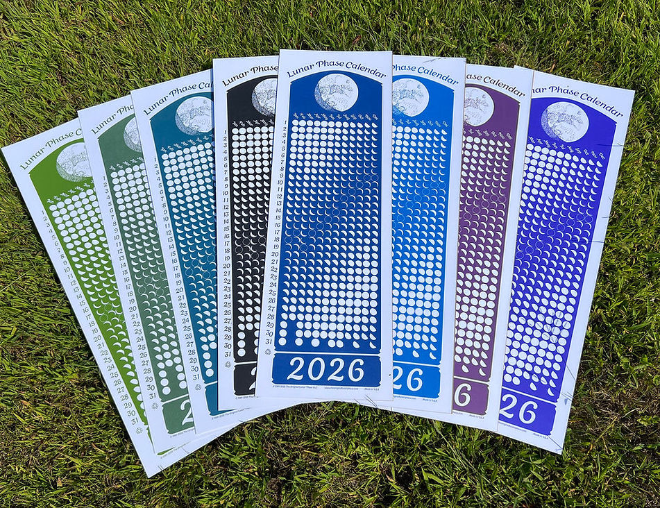 The Original Lunar Phase 2026 Lunar Phase Calendar
