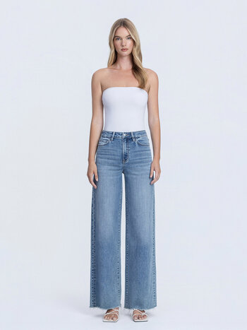 Flying Monkey Super High Rise Wide Leg Jeans