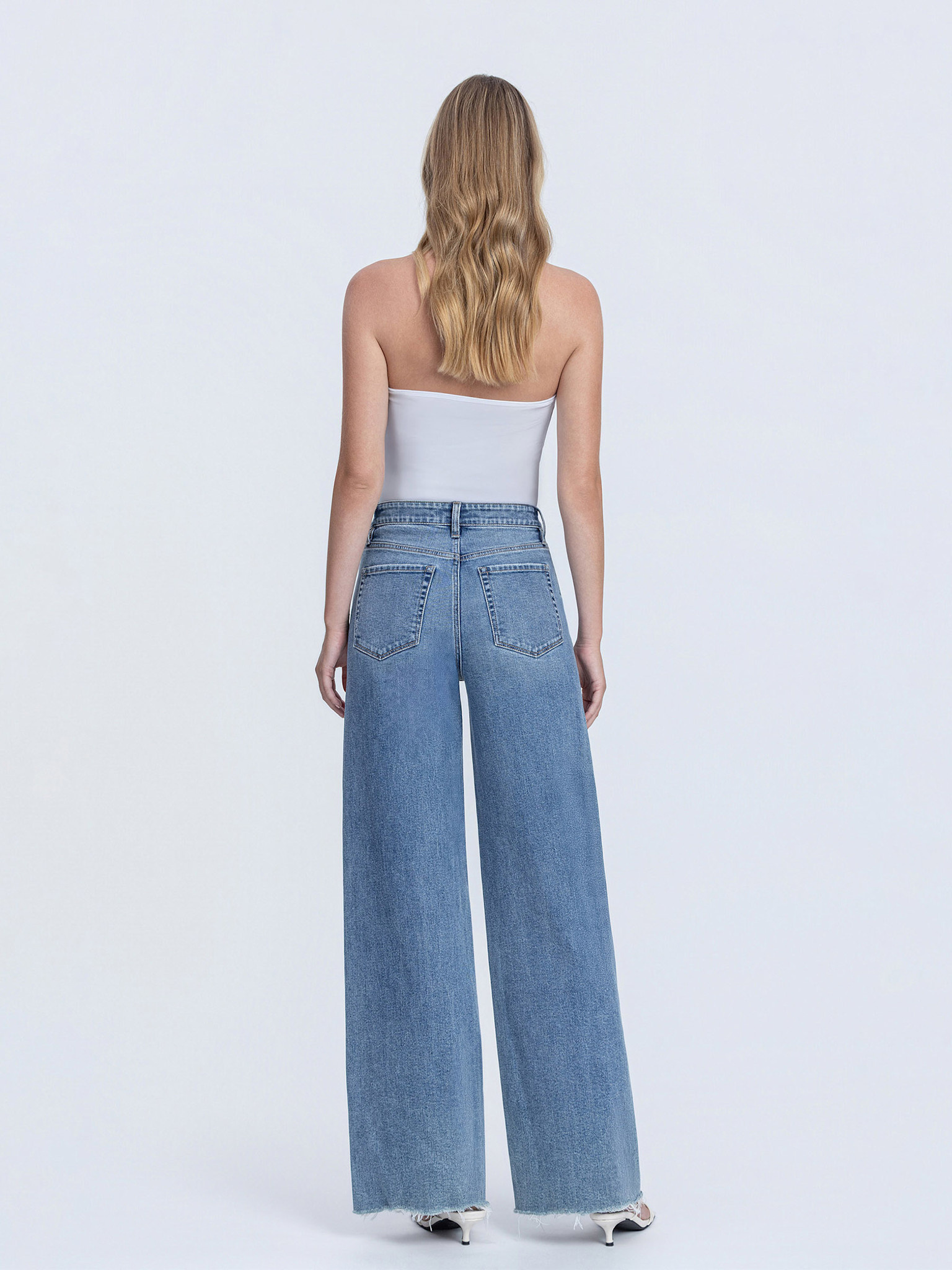 Flying Monkey Super High Rise Wide Leg Jeans