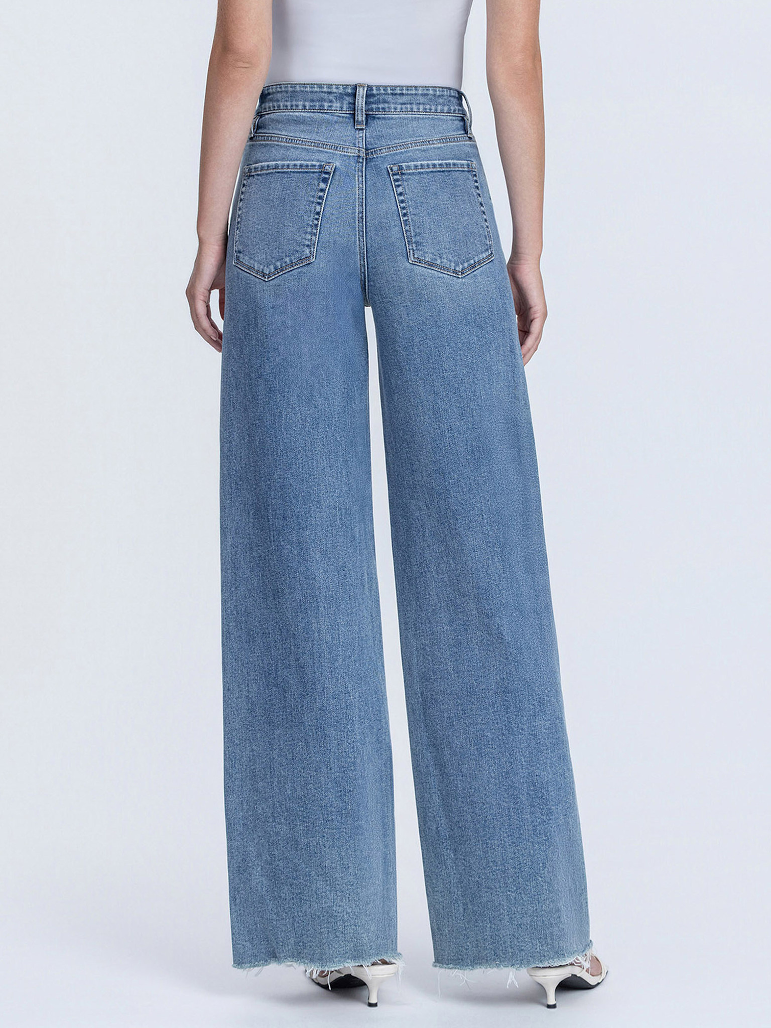 Flying Monkey Super High Rise Wide Leg Jeans