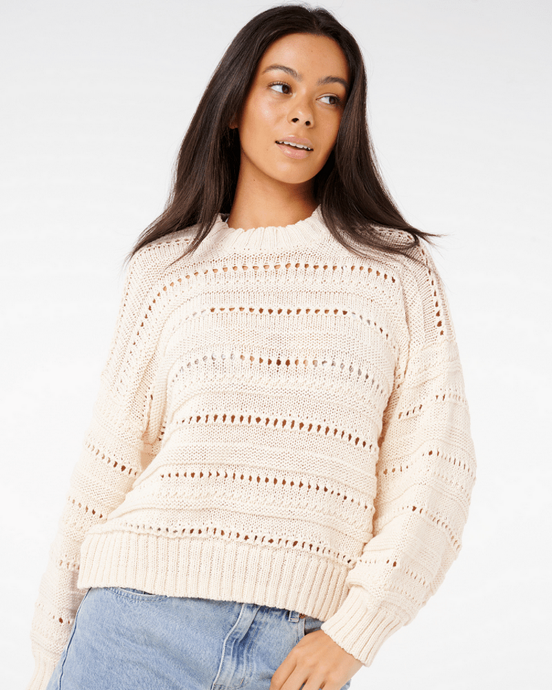 Rip Curl Neon Isles Stripe Knit Sweater - Fringe Boutique